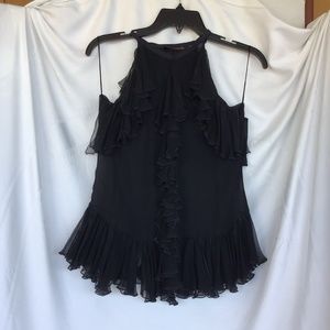 Authentic Missoni Sheer Ruffled Blouse